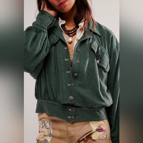 NWOT Free People Billy Saddle Jacket Size Medium $168 - Picture 1 of 9